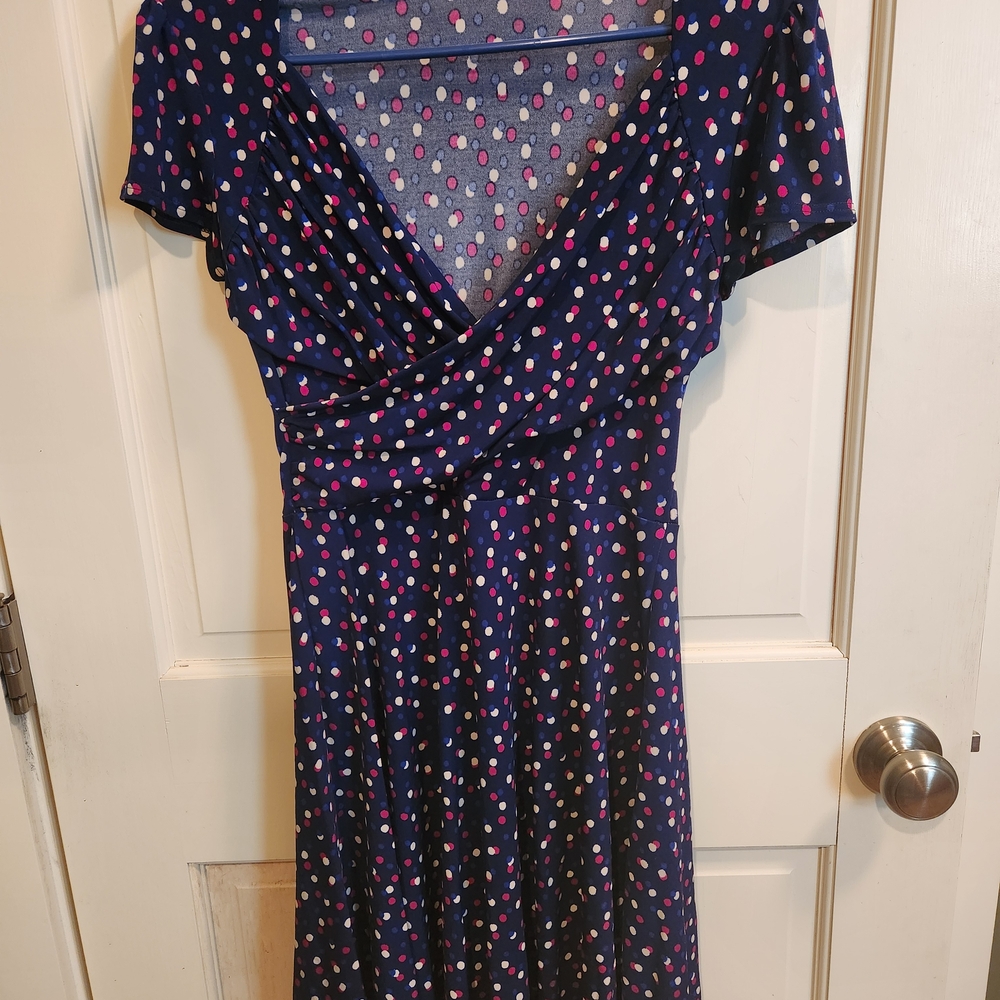 Elegant Polka Dot Dress